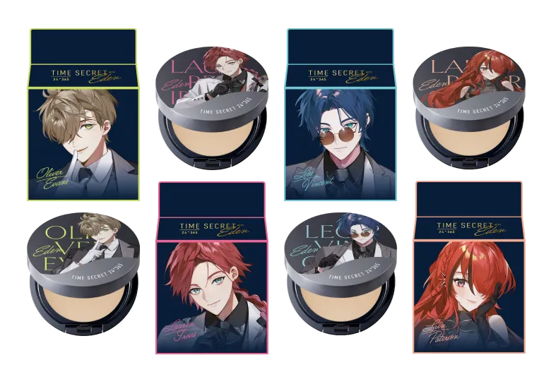 タイムシークレット プレストパウダー専用コンパクト エデン組デザイン＆リフィルセット