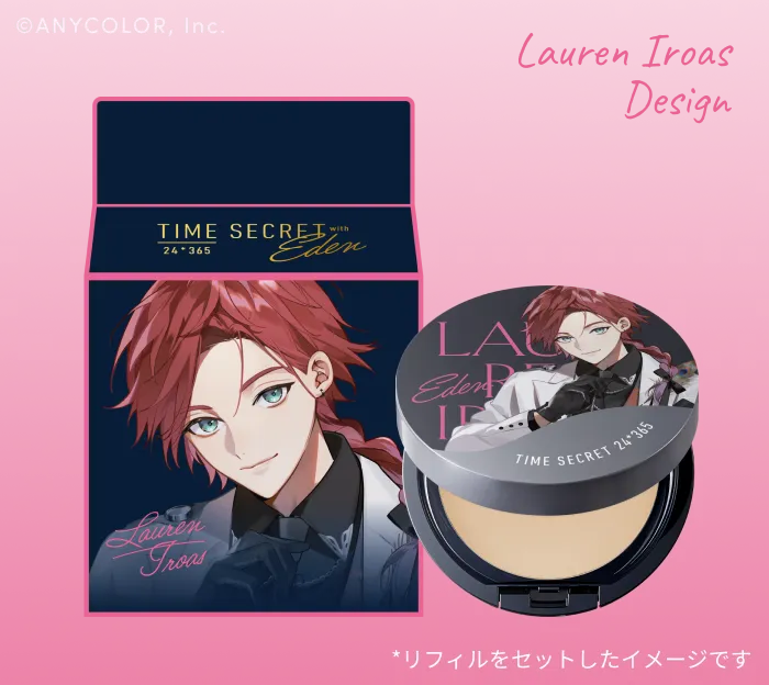 プレストパウダー専用コンパクト エデン組デザイン＆ミネラル 薬用プレストパウダー(リフィル)セット