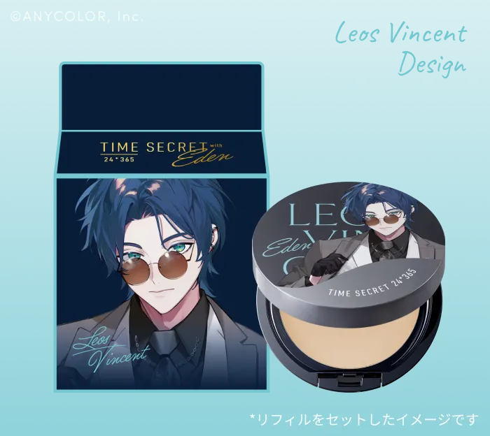 プレストパウダー専用コンパクト エデン組デザイン＆ミネラル 薬用プレストパウダー(リフィル)セット