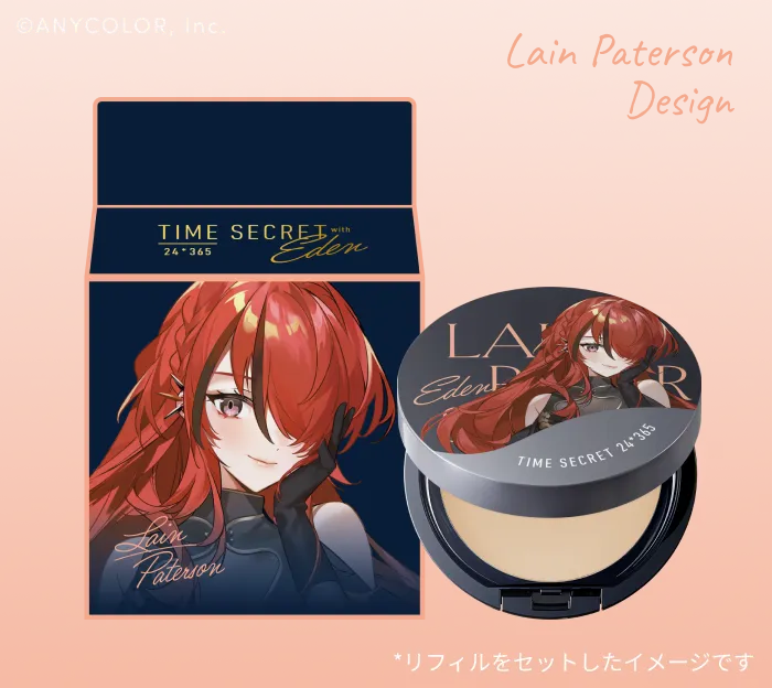 プレストパウダー専用コンパクト エデン組デザイン＆ミネラル 薬用プレストパウダー(リフィル)セット