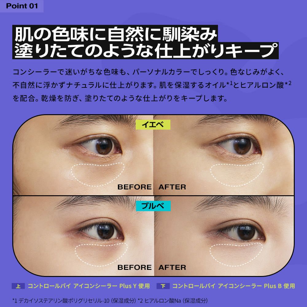 コントロールバイ アイコンパクトケース ミラー&専用ブラシ付き