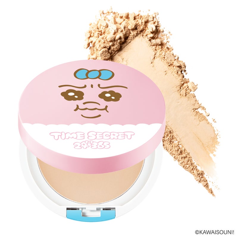 【限定】タイムシークレット 薬用プレストパウダー おぱんちゅうさぎデザイン SPF50+ PA++++_01