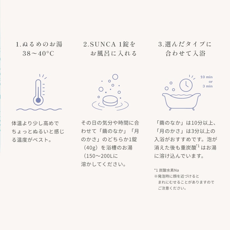  スンカ ゼロバリー入浴剤 アソート4錠16
